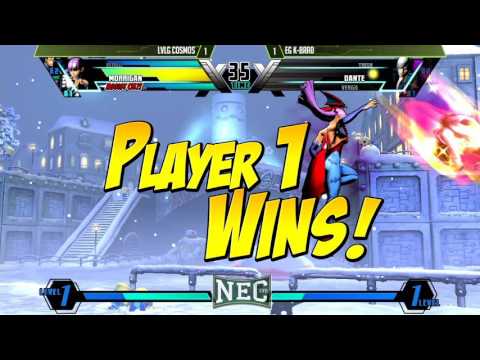 NEC 17 Ultimate Marvel vs Capcom 3 Losers Finals Cosmos vs K-Brad