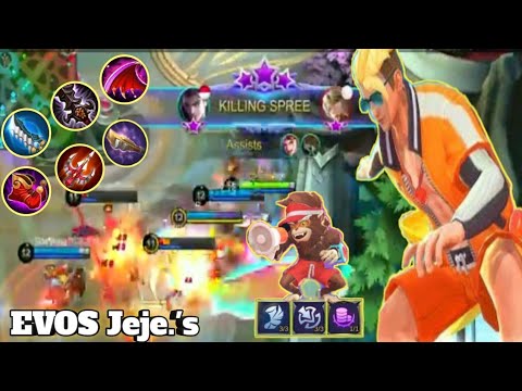 Claude MANIAC Spel Retribution Build !!!  Gameplay By EVOS Jeje.'s -Mobile Legend