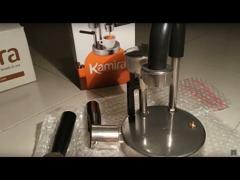 Unboxing Kamira L'espresso cremoso (Macchina da Caffè, funziona con polvere per normale moka)