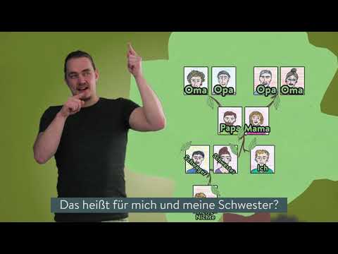Gebärdengrips - Lernen in DGS: Der Stammbaum