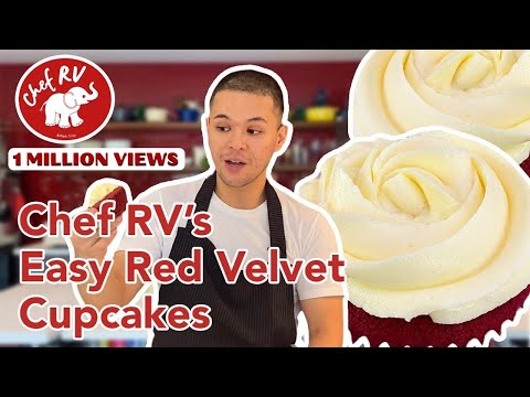 RED VELVET CUPCAKES WITH STABLE CREAM CHEESE FROSTING