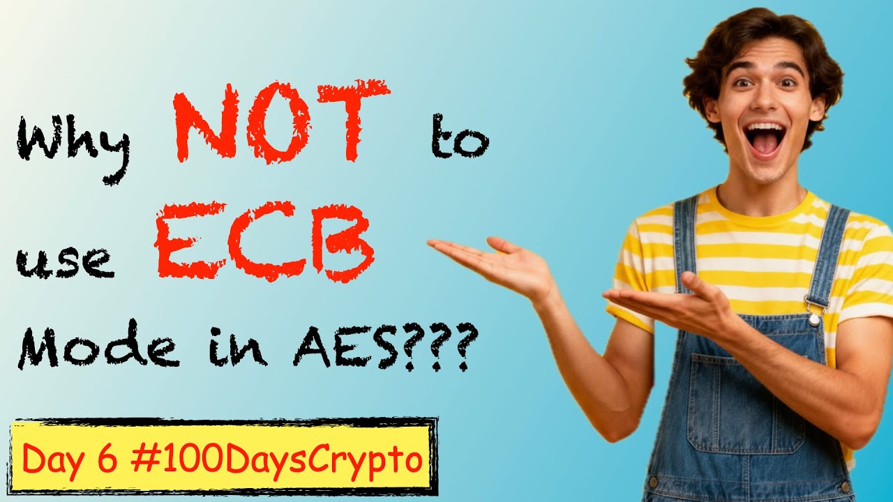 AES ECB Mode: The INSECURE Encryption You Need to Understand (Python) #100DAysCrypto