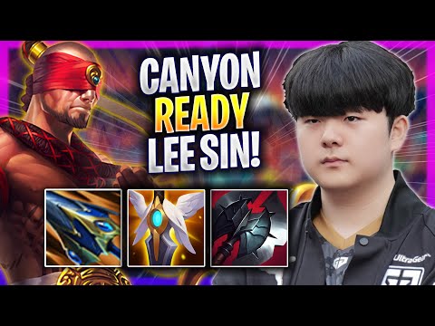 CANYON IS READY TO PLAY LEE SIN! - GEN Canyon Plays Lee Sin JUNGLE vs Nidalee! | Season 2024