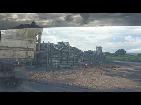 Início de trabalho puxa asfalto de curimata Piauí a Júlio Borges piaui 🇧🇷