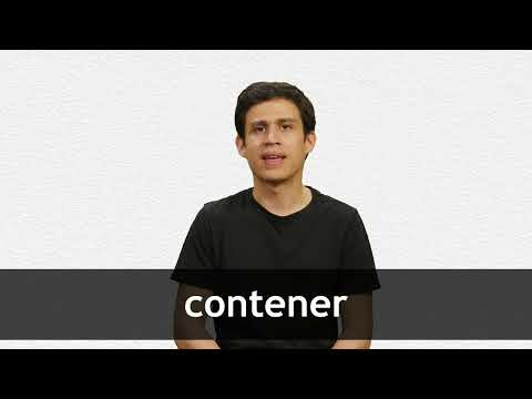 Contiene English Translation of “CONTENER” | Collins Spanish-English Dictionary