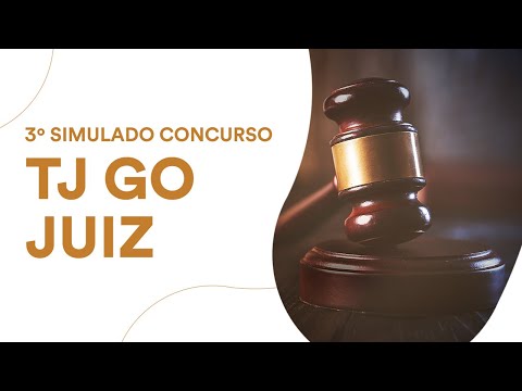 3º Simulado Concurso TJ GO Juiz - Correção
