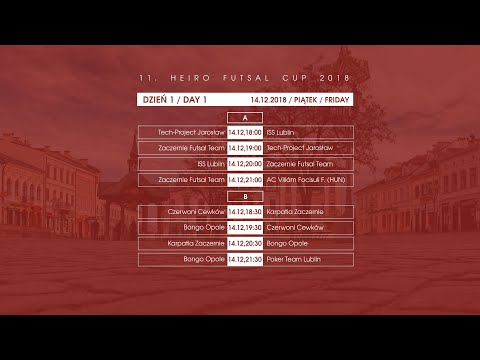 Heiro Futsal Cup 2018 [I DZIEŃ]
