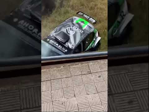 Aparatoso accidente de Yeray Lemes en Tenerife 