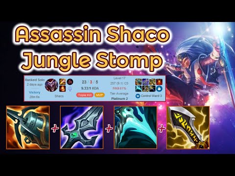 23 Kills Shaco Jungle Stomp - S12 Ranked Game [League of Legends] Full Gameplay - Infernal Shaco