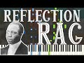 Scott Joplin - Reflection Rag 1917 (Ragtime Piano Synthesia)