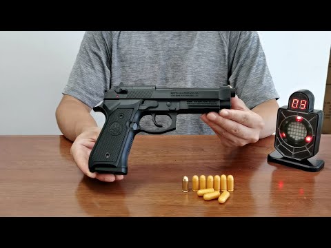 Beretta M92 Auto Shell Ejecting Blowback Toy Gun Unboxing 2022 -  M9a1 Laser Tag Pistol
