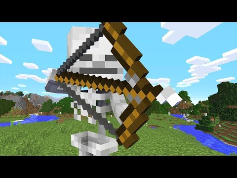 Playing Minecraft As A SKELETON!