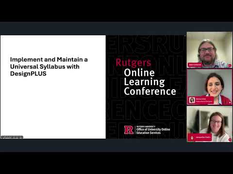 Implement Maintain A Universal Syllabus With Designplus