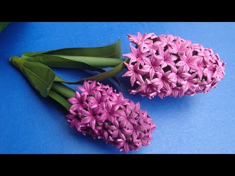 Quilling Hyacinth Flower Tutorial | DIY Paper Hyacinth Flower Home Decor