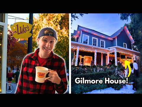 We went to the REAL Stars Hollow from Gilmore Girls! Warner Brothers Studio