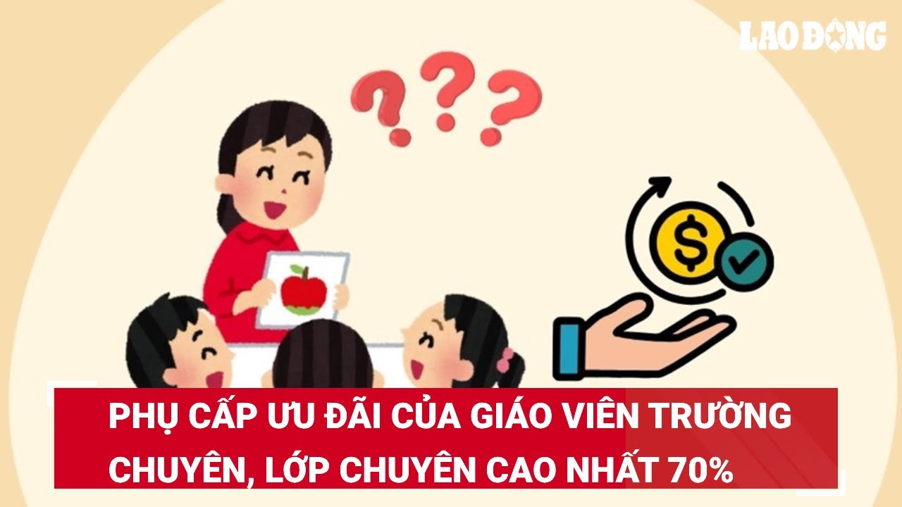 Phụ cấp ưu đãi của giáo viên trường chuyên, lớp chuyên cao nhất 70%