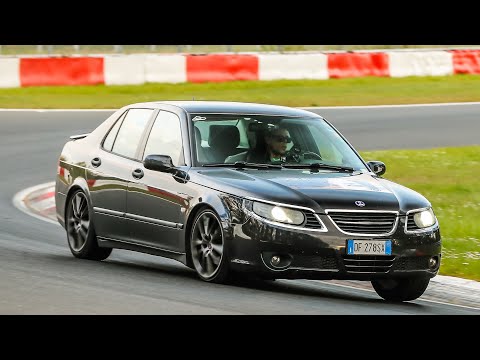 SAAB 95 TiD 150cv cruising on Nurburgring Nordschleife