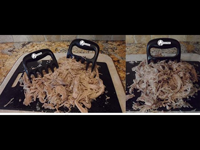 Vídeo relacionado con Goodview Household The Bear Meat Claws - Garras para triturar carne, fácil de levantar, manejar, triturar y cortar carnes, cuchillas ultra afiladas y nailon resistente al calor (negro), negro
