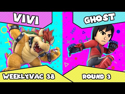 WeeklyVac 38 - SSBU - Vivi (Bowser) vs Ghost (Mii Brawler)