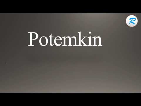 How to pronounce Potemkin
