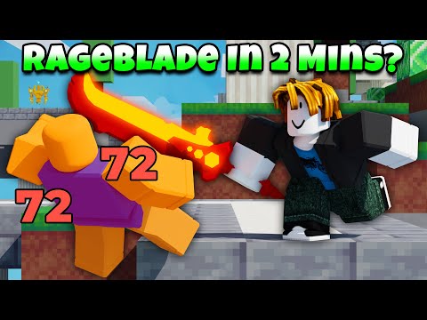 Barbarian Kit + Best Animation = Rageblade In 2 Minutes? (Roblox Bedwars)