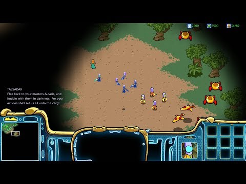 StarCraft: Cartooned (Carbot Remastered) Campaign Protoss Mission 7 - Homeland