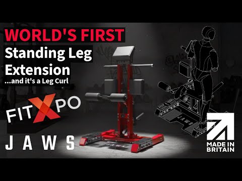 World-First: JAWS Legacy Standing Leg Extension & Curl | Prototype Test at Fit Xpo 2025