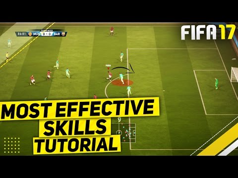 FIFA 17 MOST EFFECTIVE SKILL MOVES TUTORIAL - SPECIAL REVERSE SCOOP TURN - TIPS & TRICKS