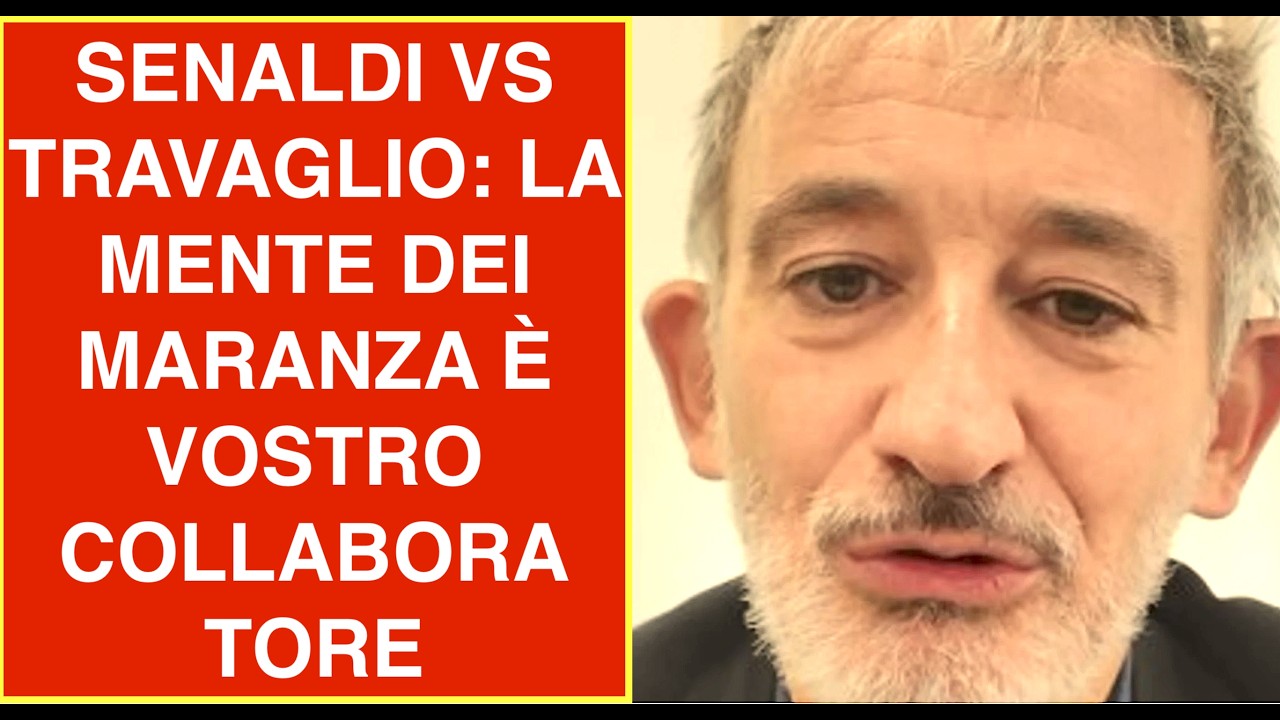 SENALDI VS TRAVAGLIO: LA MENTE DEI MARANZA È VOSTRO COLLABORATORE
