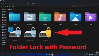 Folder Lock with password in Windows 11 without software