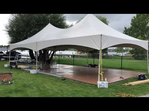 Summer Time Memories - Lakeside Tent Setup - First Time Dance Floor