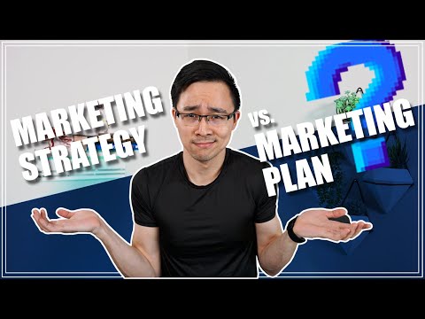 YouTube video about Marketing strategy vs. marketing plan
