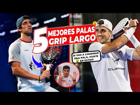 TOP 5 de las MEJORES PALAS CON GRIP LARGO: ANÁLISIS de las palas de LEBRÓN, ALE GALÁN…