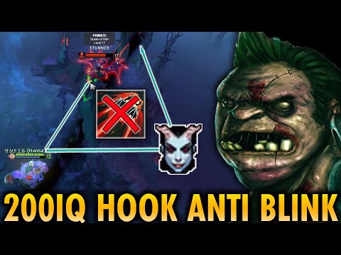 NEW INSANE PERSONA PUDGE!! 200IQ Even Blink Queen of Pain Can't Escape this Hook | Genius Pudge