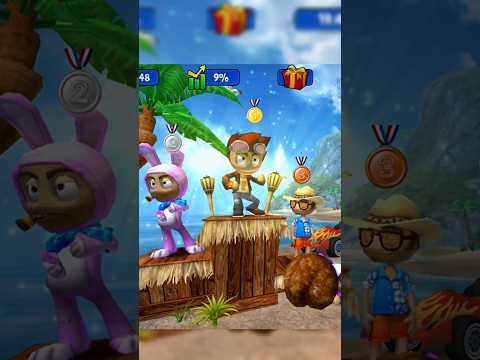 How it feels to come in 2nd place in Beach Buggy Racing