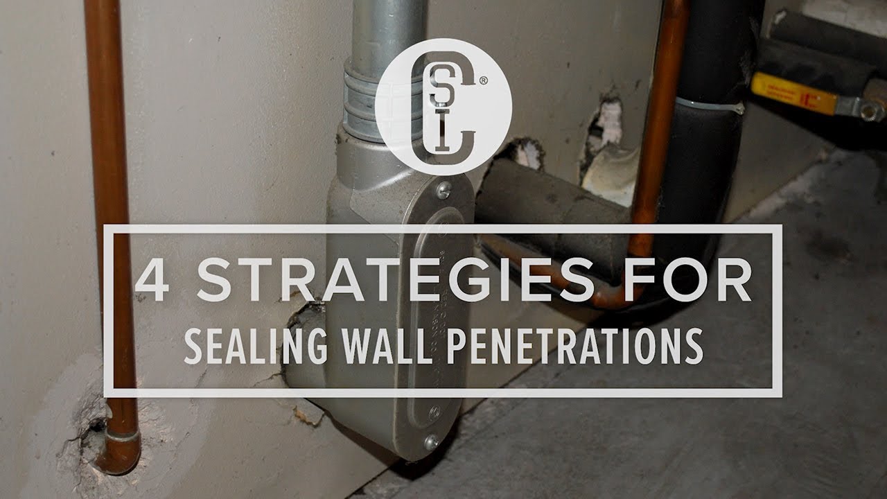 4 Strategies for Sealing Wall Penetrations