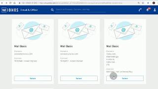Move Emails Between 1&1 Ionos Accounts / Contracts