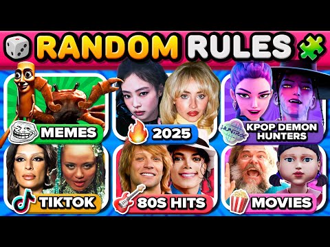 Save One Song RANDOM Rules🔥Tiktok, 80s, Kpop, Memes, Squid Game 3 | Music Quiz 2025