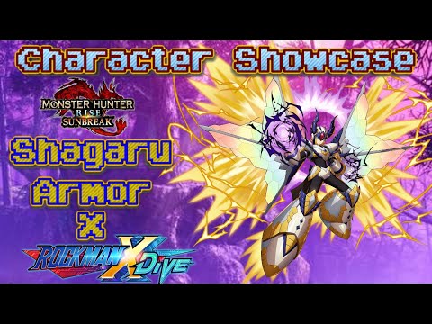 Mega Man X DiVE - Shagaru Armor X - Character Showcase