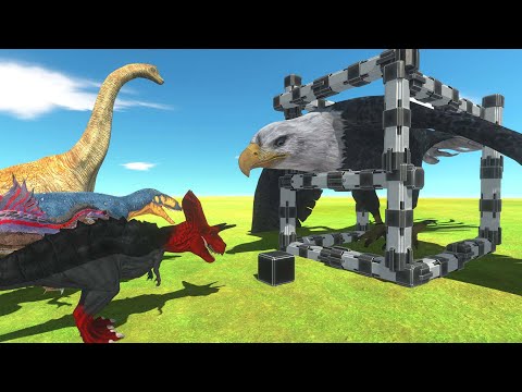 Dinosaurs Try To Rescue The Giant Eagle