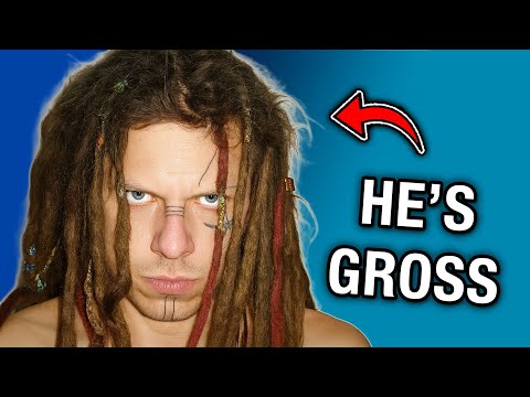 He Never Takes a Shower