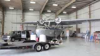 Howard Hughes Sikorsky S-43 Disassembly and Move to Fantasy of Flight - Part 1