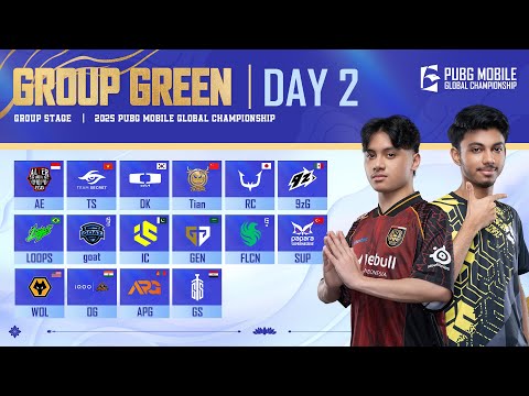 [URDU] 2025 PMGC League | Group Green Day 2 | PUBG MOBILE Global Championship