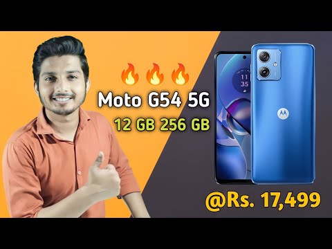 Motorola G54 5G First Look⚡12/256GB, Dimensity 7020, 50MP OIS @Rs.17,499