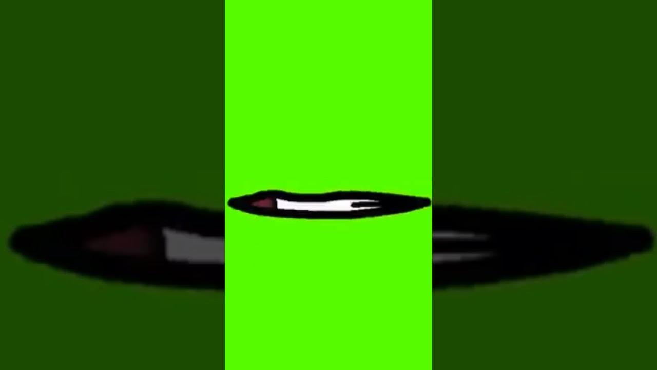 green screen talking mouth