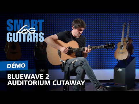 LAG Tramontane BlueWave TBW2ACE / Auditorium Cutaway Smart Guitar / by Maurice Dupont image 17