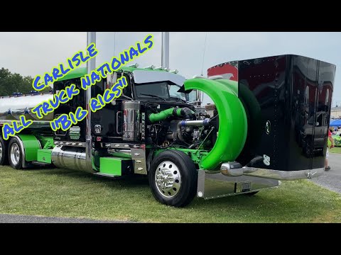 Carlisle All Trucks Nationals 2021 "Big Rigs" Tractor Trailers Truck Show
