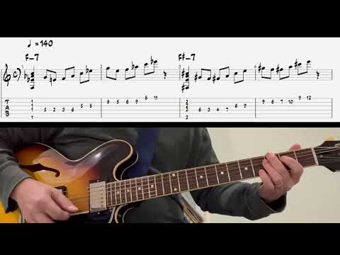 Wes Montgomery Jazz Guitar Lick Workout
