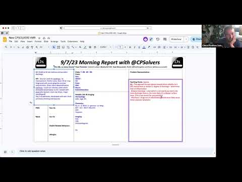 September 7, 2023 VMR with Rabih & CPS Team - bilateral eye redness and purulent discharge