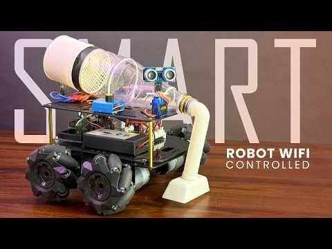 DIY Smart Arduino Based Vacuum Robot with Wi-Fi Control